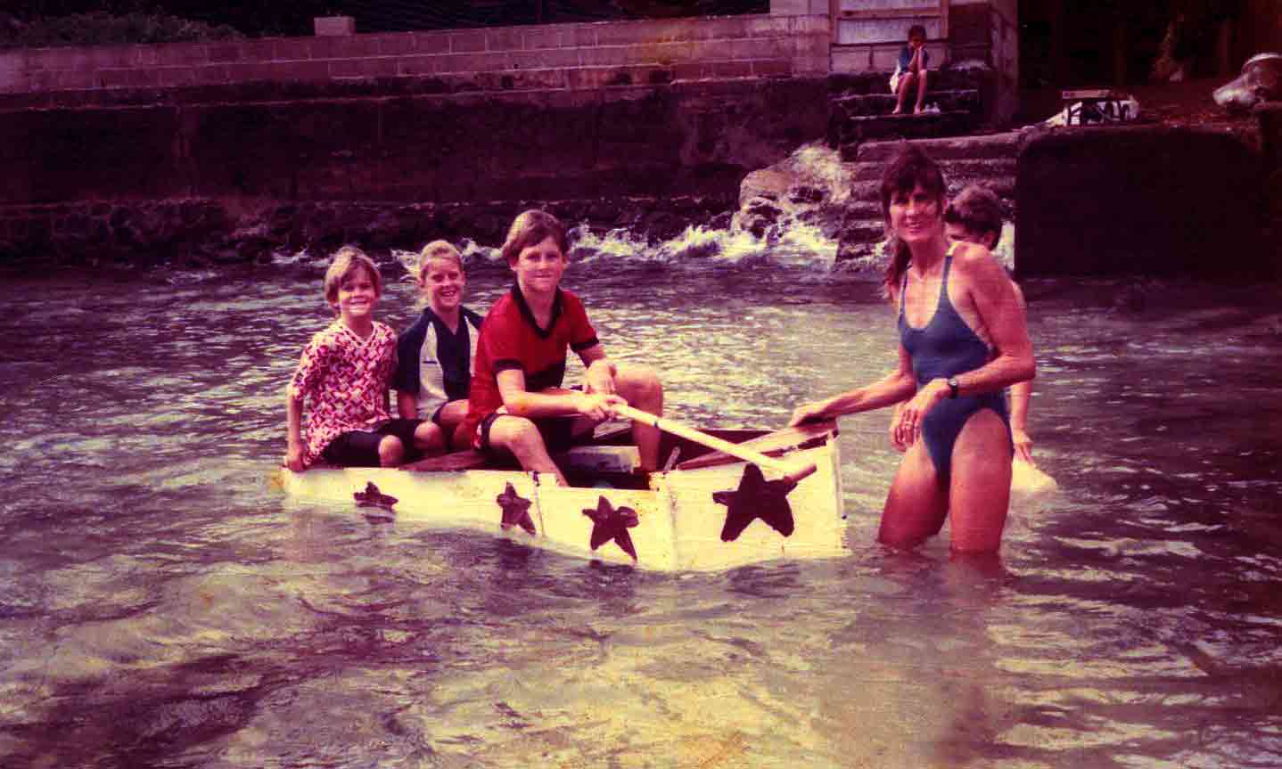 The Amy - the first boat that Billy Lawson built 